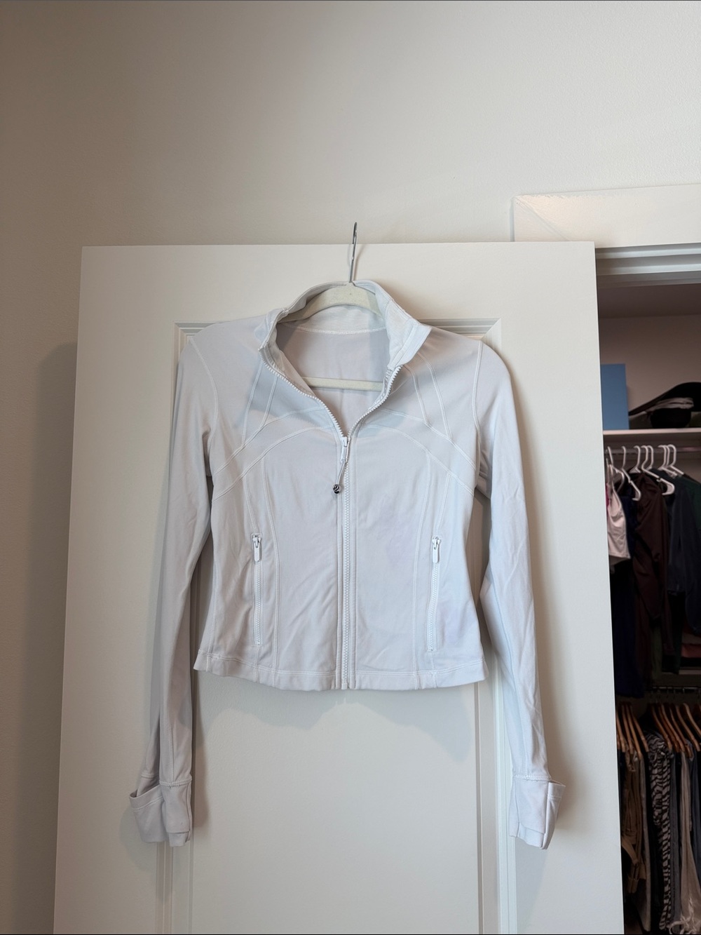 Women's White Lululemon Define Jacket